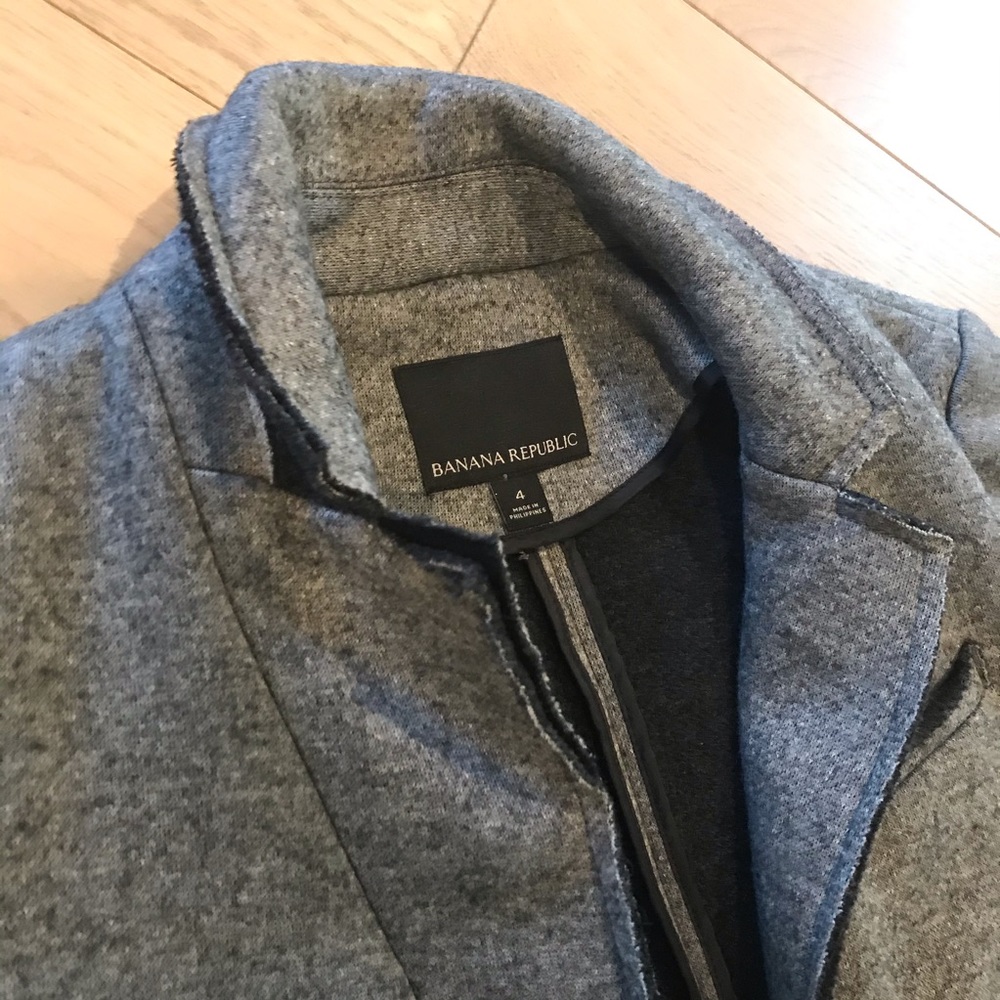 Gray Wool Blazer - image 4